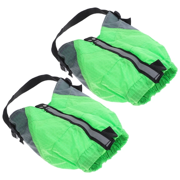 BESTYASH 1Pair Green Outdoor Snow Boot Shoes Guard with Sandproof Breathable Lightweight Design