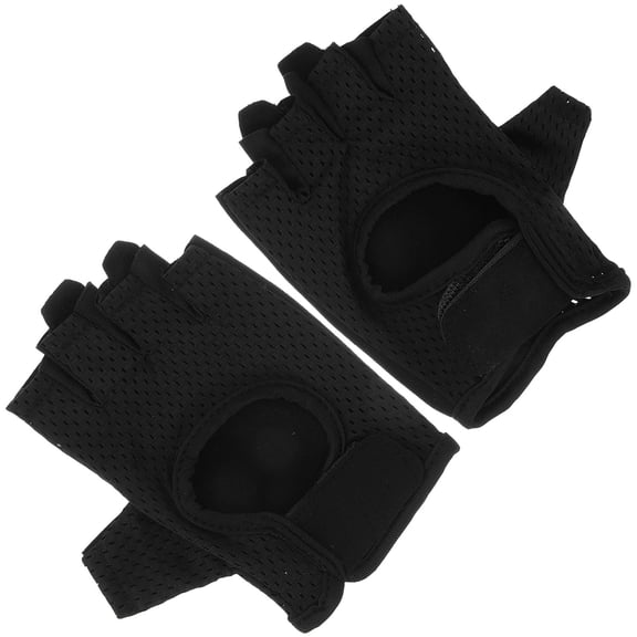 BESTYASH 1Pair Mountain Bike Gloves Black Skid Proof Sweat Absorbent High Performance Riding Gloves