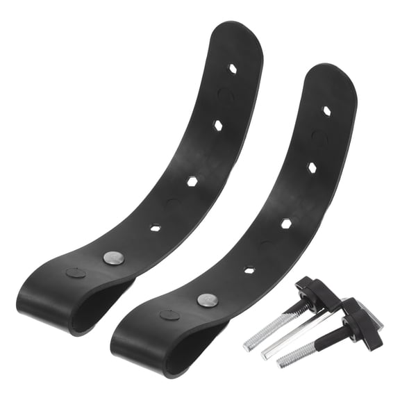 BESTYASH Durable Piano Fastening Strap Black for Folding Keyboard Stands Universal Fit 1Pair