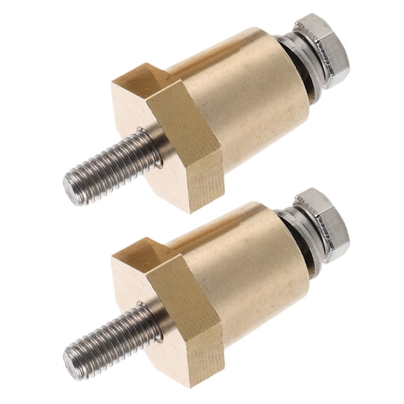 BESTYASH 1Pair Side Post Battery Bolt Adapter Brass Charging Posts Threaded Connector for Car