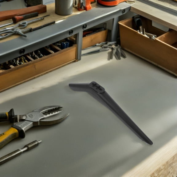 BESTYASH 1Pair Stable Television Support Holder with Plastic Construction for Home Use in Black