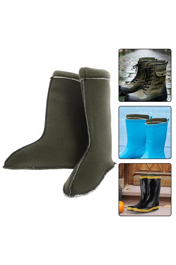 1 Pair Detachable Rain Boot Liners, Insulated Thermal Inner Socks for Cold Weather