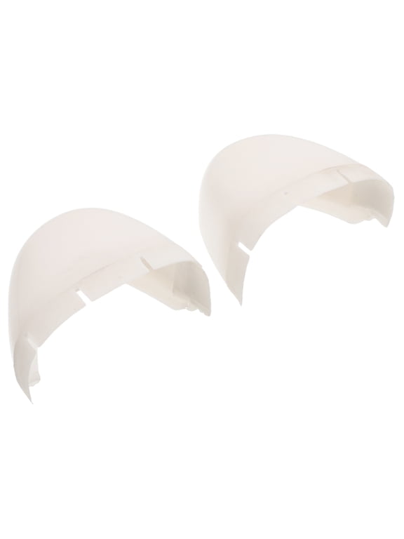 White Protective Foot Caps for Work Boots, 1 Pair, Certified Impact and Compression Safety Guards