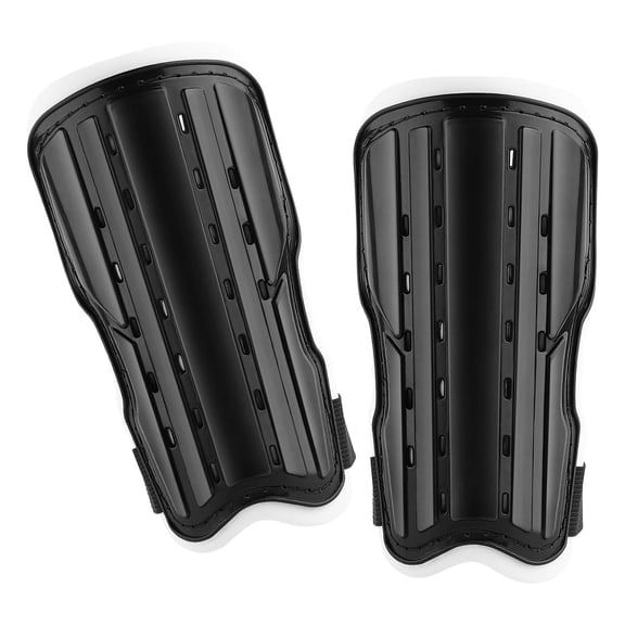 BESTYASH 1Pair Black Soccer Shin Protector Eva Padding Soft Breathable Youth Football Shin Guards
