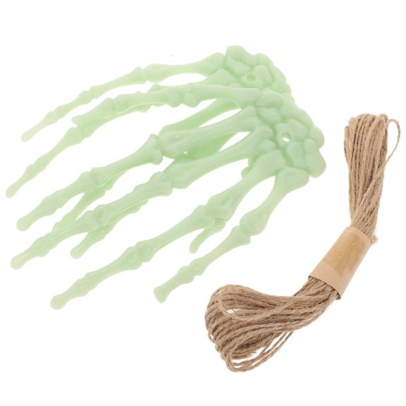 BESTYASH Light Green Plastic Skeleton Hands for Haunted House Decoration