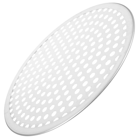 BESTYASH 1 Pc Aluminum Pizza Pan, Scratch Resistant Round Baking Tray with Even Holes for Oven Baking, Kitchen Cooking Tool