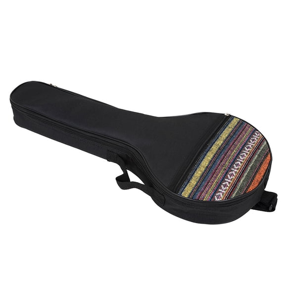 BESTYASH 1Pc Black Non Woven Cloth 4 String Banjo Case with Comfortable Cotton Cushion