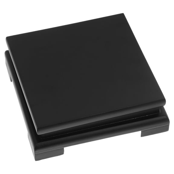 BESTYASH 1Pc Black Wooden Rack for Wine Jar and Home Decor Decorative Desktop Stand