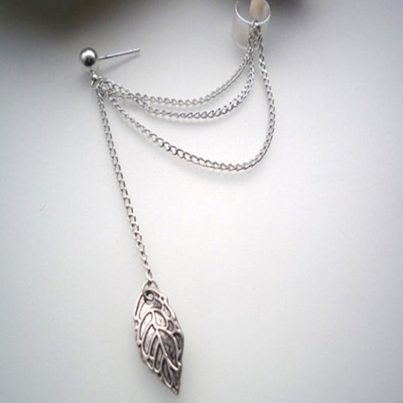 BESTYASH 1Pc Clip Ons Dangle Earrings for Women Alloy Fashion Accessory