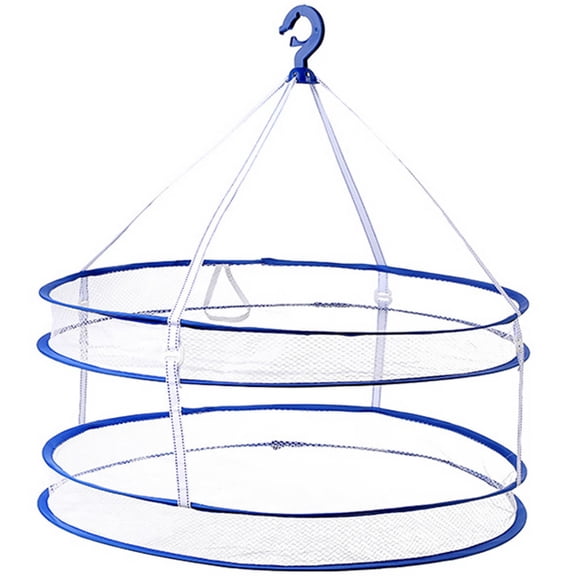 BESTYASH Clothes Drying Net Blue Lightweight Steel Wire Mesh for Sweaters
