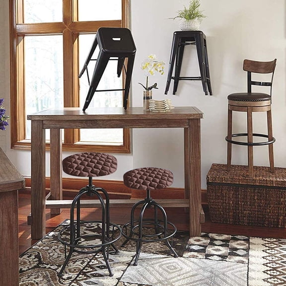 BESTYASH 1Pc Coffee Stool Cover Stretchy Chair Protector Easy Install Washable Seat Cover