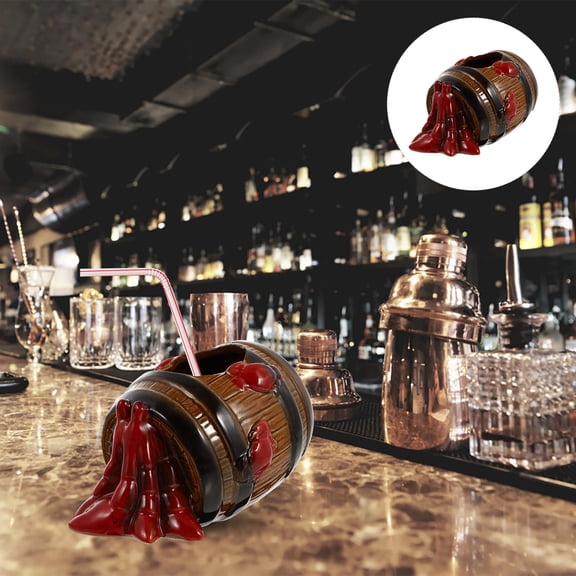 BESTYASH 1Pc Creative Ceramic Cocktail Cup Unique Hermit Crab Design for Bar and Home Decoration