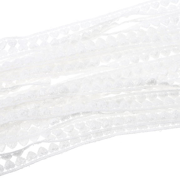 BESTYASH 1Pc DIY Sewing Trim Embroidered Trim for Sewing White for Home Use Decoration