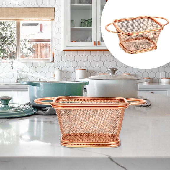 BESTYASH Stainless Steel Deep Frying Basket 1Pc Mesh for Easy Food Removal and Home Use