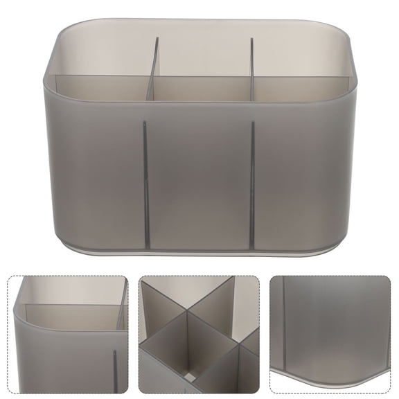 BESTYASH 1Pc Desktop Storage Box Black for Nail Art Tools and Accessories Organizer