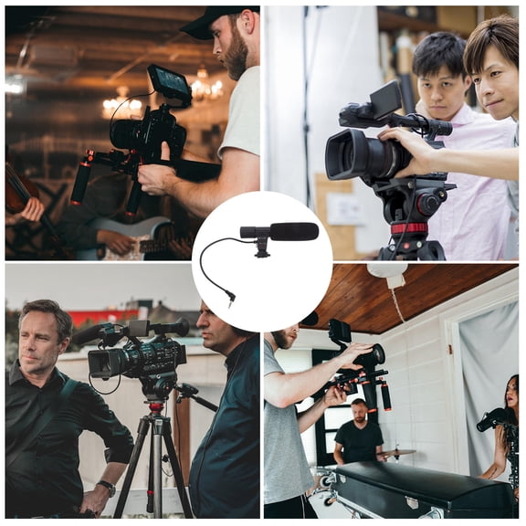 BESTYASH Digital Camera Microphone 1Pc High Sensitivity for Clear Interviews, Video Recording, and Filming