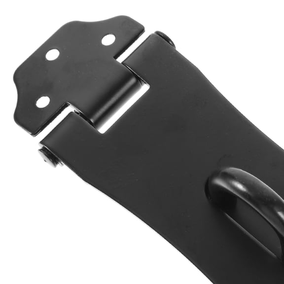 BESTYASH Black Stainless Steel Padlock Hasp for Gates, Sheds, Doors - Heavy Duty Security Door Clasp Lock