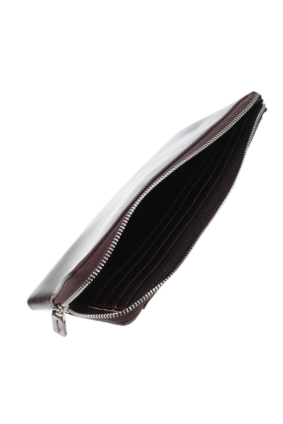 1Pc Fashion Men Wallet Coffee Color Smooth Touch with Multifunctional Storage