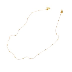 BESTYASH Golden Metal Face Mask Chain with Clip, Stylish and Durable Mask Holder for Easy Hanging and Quick Access