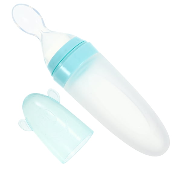 BESTYASH 1Pc Green Silicone Rice Paste Bottle Safe Durable Food Feeding Tool for Rice Cereal