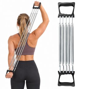 BESTYASH Indoor Fitness Chest Developer with Arm Pulling Resistance Band, Black, 1 Piece for Strength Training