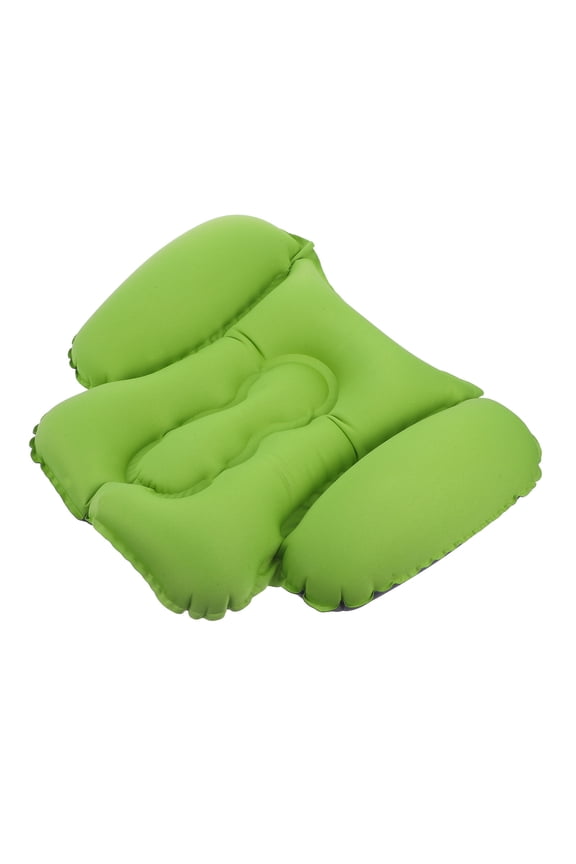 1Pc Green Lumbar Protect Cushion Inflatable Waistpad Comfortable Back Support Pillow