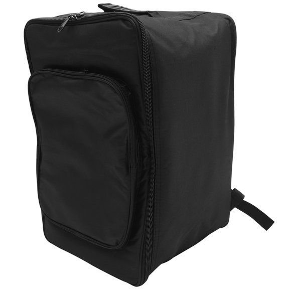 BESTYASH 1Pc Multifunctional Black Drum Backpack Lightweight Drum Storage Container