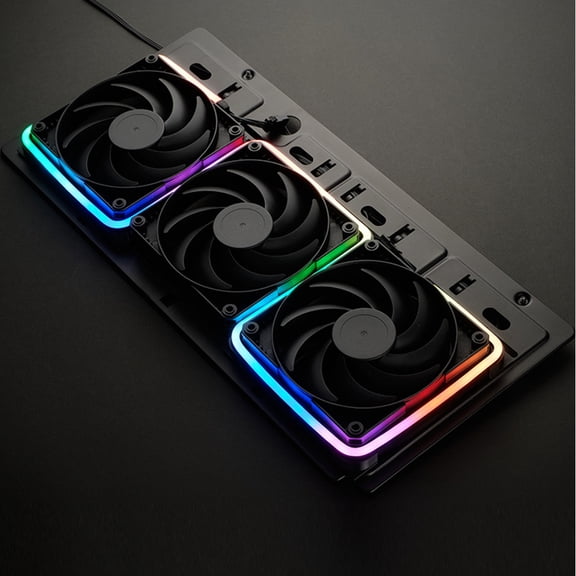 BESTYASH 1Pc Pc Case Light Bar Rgb LED Strip with Adjustable Shape and Adhesive Mount