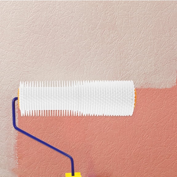BESTYASH 1Pc Screed Spiked Roller White Paint Brush Tool with Stable Frame for Floor Use