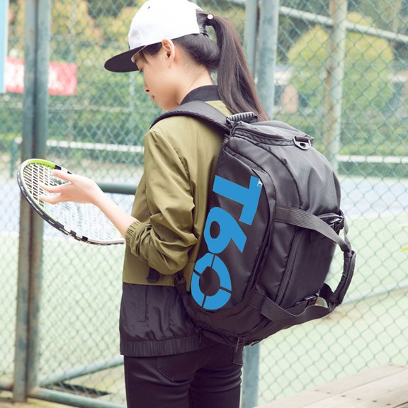 BESTYASH 1Pc Training Bag Black Durable Shoulder Bag Perfect for Storing Clothes Shoes Cosmetics