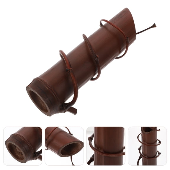 BESTYASH Vintage Dark Red Decorative Vase, 1Pc Plastic Indoor Ornament for Adult Home Decoration