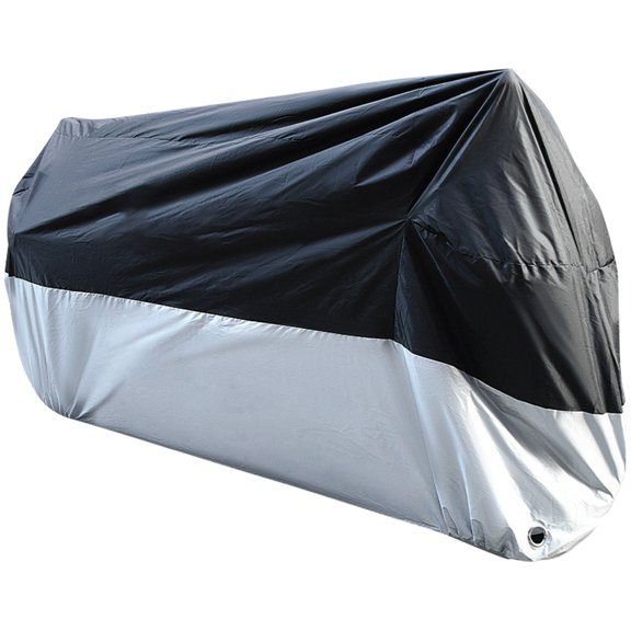 BESTYASH 1Pc Waterproof Black Motorbike Cover Protective Storage Bag for Outdoor Protection