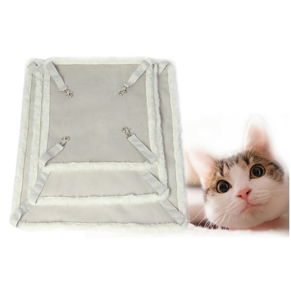 BESTYASH 1Pc White Pet Hammock Designed for Comfort and Sturdiness with Easy to Carry Features