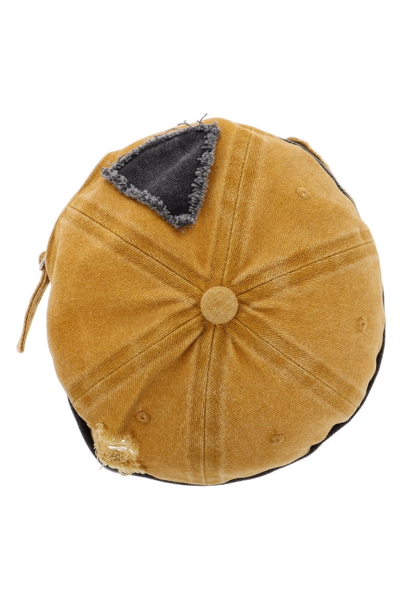 1Pcs Brimless Hats for Women Casual Cotton Yellow Cooling Brimless Hat Outdoor Activities