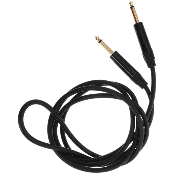 BESTYASH Audio Cable Black Copper Plated Gold Plated Guitar Amp Use Dual Shielding Design