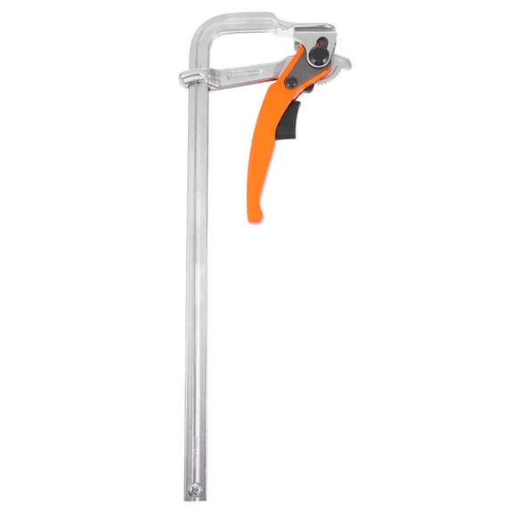 BESTYASH 1Pc Woodworking F Clamp Plated Silver Labor Saving Easy Grip Environmentally Friendly Material
