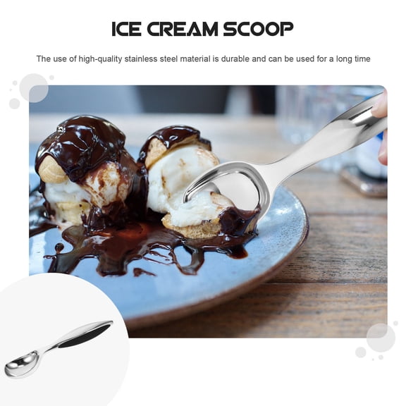 BESTYASH 1Pcs Multifunctional Stainless Steel Ice Cream Scoop for Households