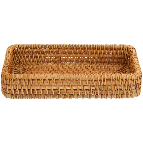 BESTYASH 1Pcs Organizing Storage Basket Brown Woven Multi-function Storage Home Use