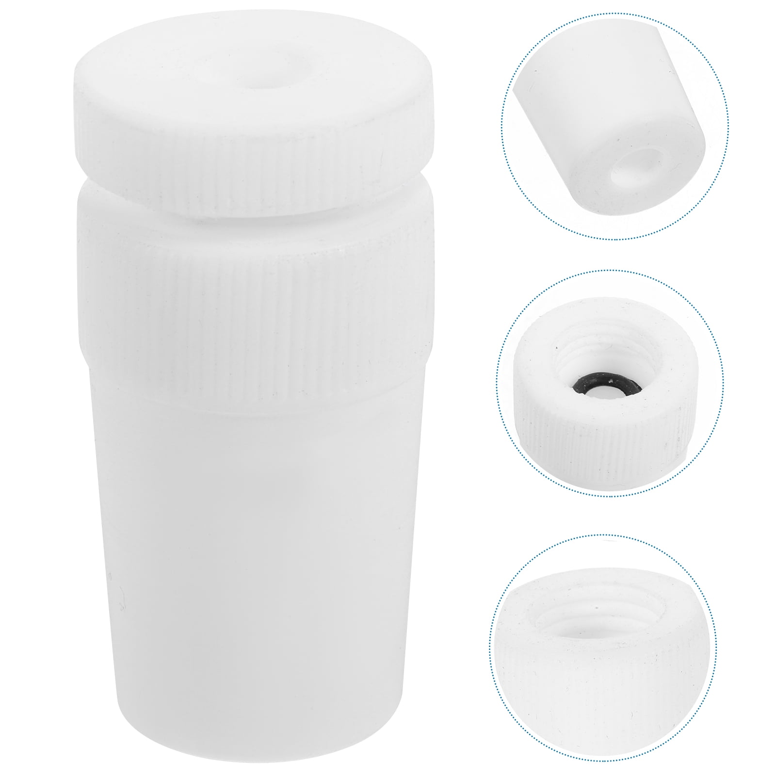 BESTYASH PTFE Magnetic Stirrer Plug for Laboratory Use, , White, 1 ...