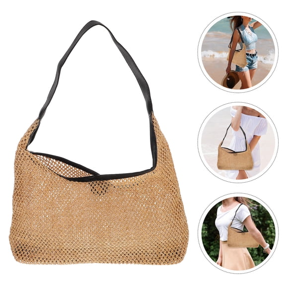 BESTYASH 1Pcs Straw Clutch Purses For Women Casual Assorted Color Woven Handbag Summer Tote