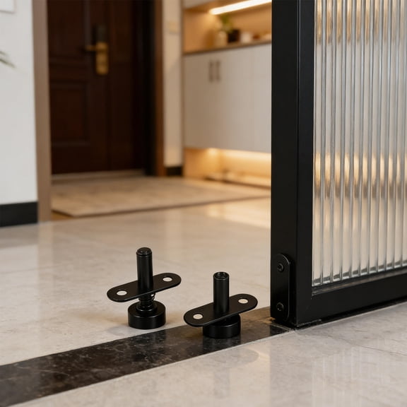 BESTYASH Adjustable Pivot Hinge Set for Folding Screens with Heavy Duty Rotating Shaft and Spring Loaded Mechanism, and