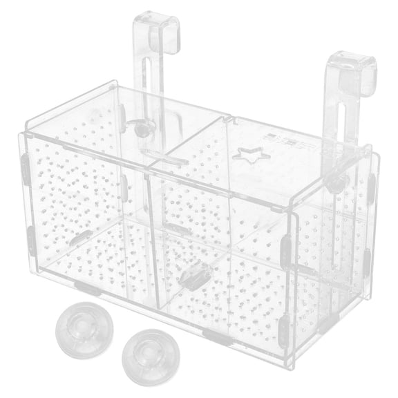 BESTYASH 1Set Aquarium Fish Breeding Box Transparent Acrylic Hatchery Incubator with Cover for Fish Tank