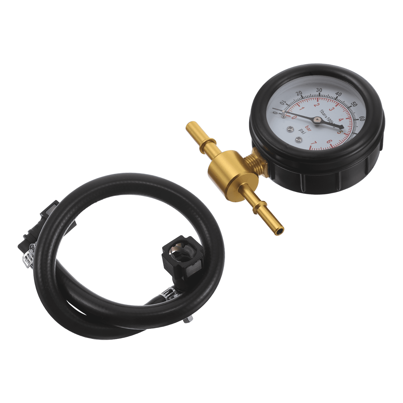 BESTYASH 1Set Dual Gauge Fuel Pressure Test Kit with Oil Pressure Tester for Accurate Vehicle Maintenance