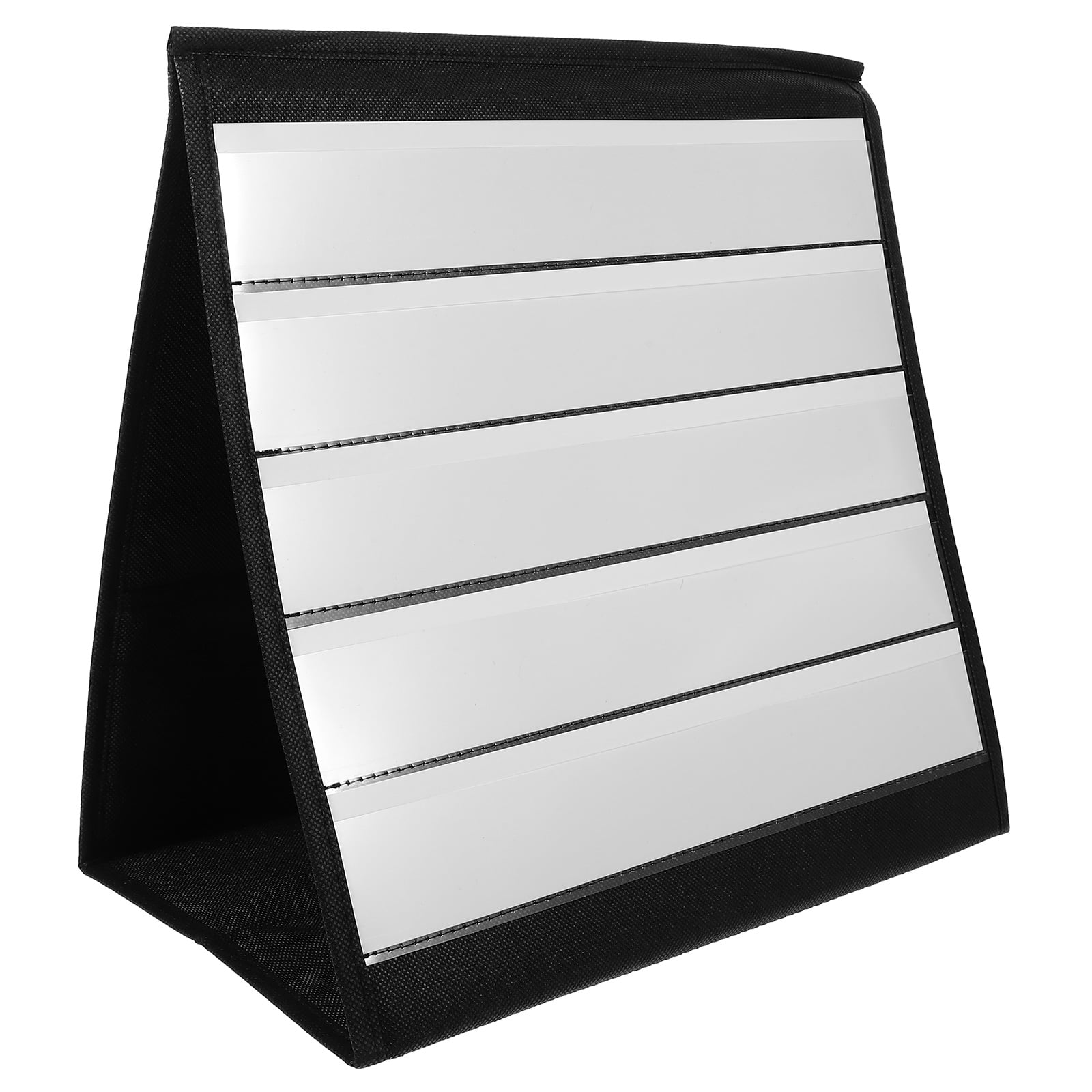 BESTYASH 1Set Black Card Display Stand for Classroom Daily Schedule and ...