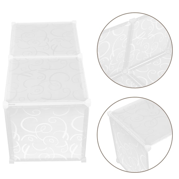 BESTYASH 1Set DIY Cat Litter Box Enclosure Splash Guard Transparent Plastic with Top Cover for Splash Protection