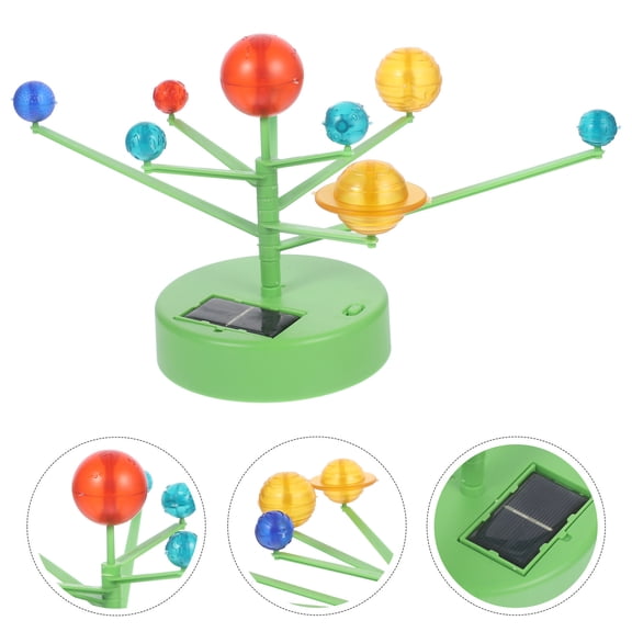 BESTYASH 1Set DIY Solar System Planetary Model with Rotating Assorted for Science Exploration