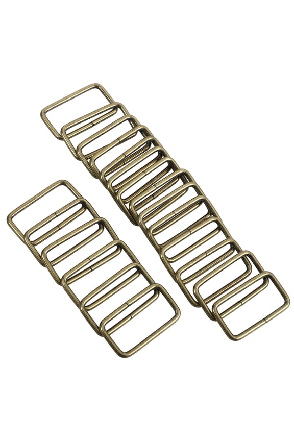 Strap Rings for Bags Metal Adjustable Buckle 20Pcs