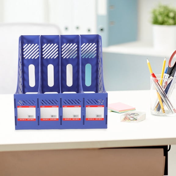 BESTYASH 1Set Desktop Cubbyhole File Organizer with Modern Design for Document and File Storage