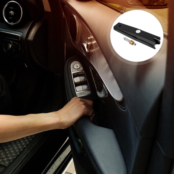 BESTYASH 1Set Door Hinge Bushing Insert Kit Black Easy Installation Car Door Hinge Repair Accessory