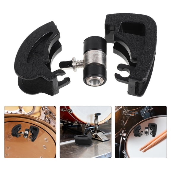 BESTYASH 1Set Drum Pedal Cam Assembly Black Low Friction Upgrade Kit Replacement Part for Bass Drum Pedal Performance